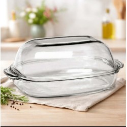 Naczynie prostokątne Simax 8L z pokrywką