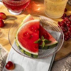 Daisy talerz szklany średnica 17 cm