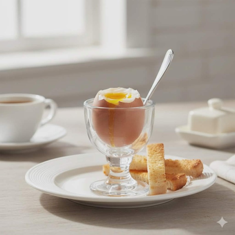 Kieliszki do jajek komplet 6 sztuk Edwanex