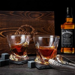 Szklanki do whisky drinków LUXITO Crystal 320ml 6szt