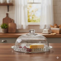 Półmisek z kloszem 32 cm