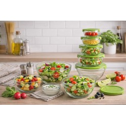 Salaterki szklane Verdure 9-17cm Florentyna