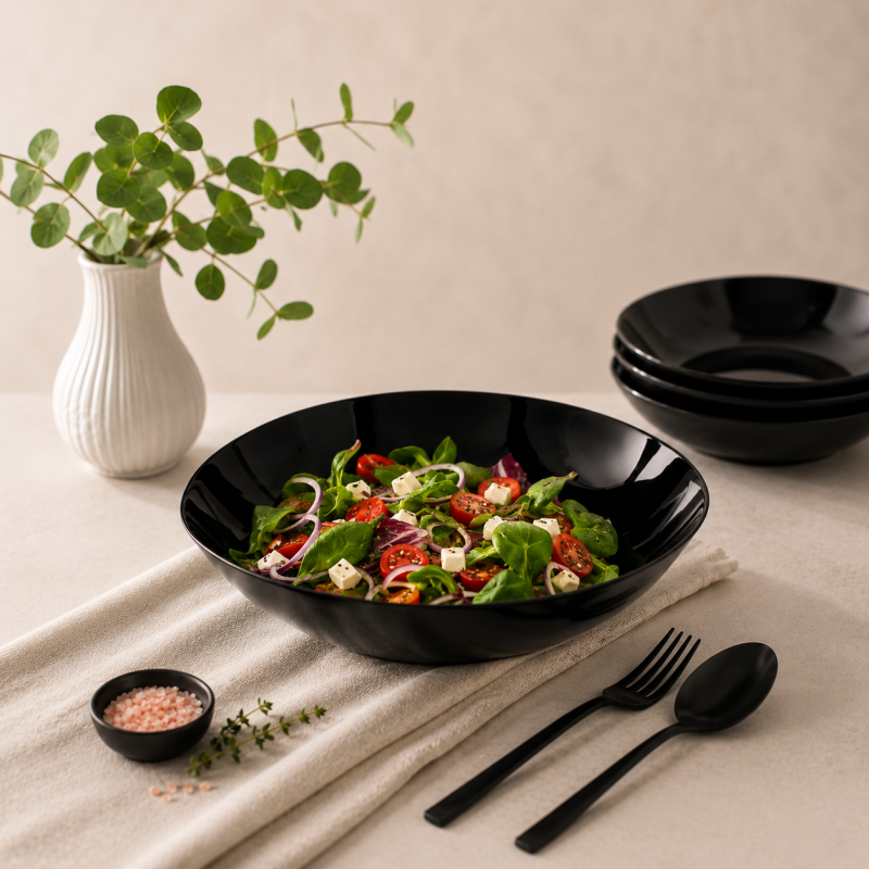 Salaterka harmony black 24,5cm