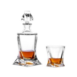 Zestaw do whisky BOHEMIA Prestige Quadro komplet 6+1