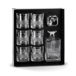 Zestaw do whisky BOHEMIA Prestige Elegante komplet 6+1
